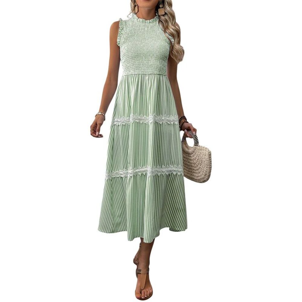 Charlotte Green Womens  Midi Dress